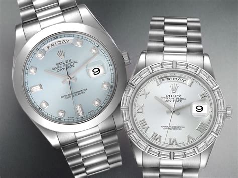 rolex day date quanto oro contiene|rolex day date platinum.